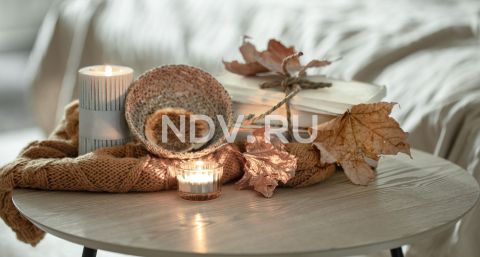 Интерьер в осенних тонах