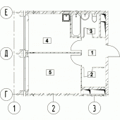 1-комнатная квартира 34,84 м²