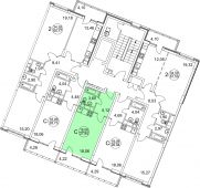 1-комнатная квартира 27.94 м²