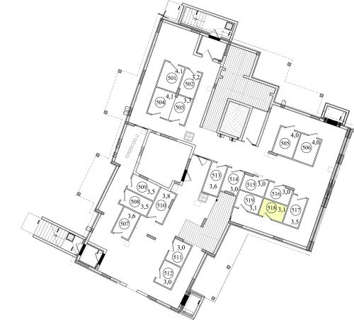 Кладовки, 3.1 м²