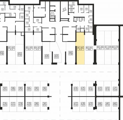 Машиноместа, 16.56 м²