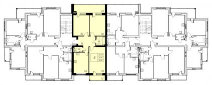 3-комнатная квартира 80,1 м²