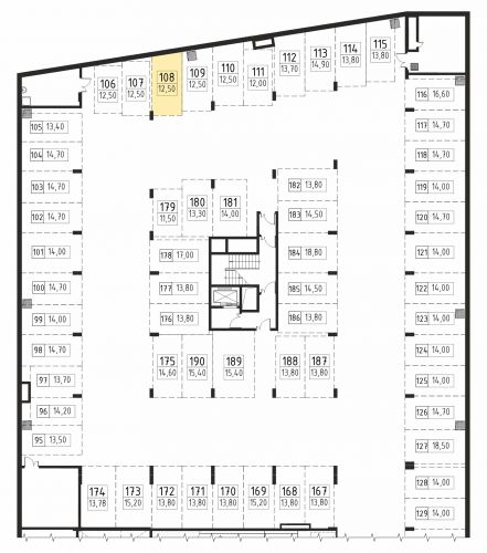 Машиноместа, 12.5 м²