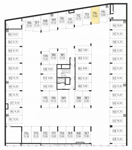 Машиноместа, 13.8 м²