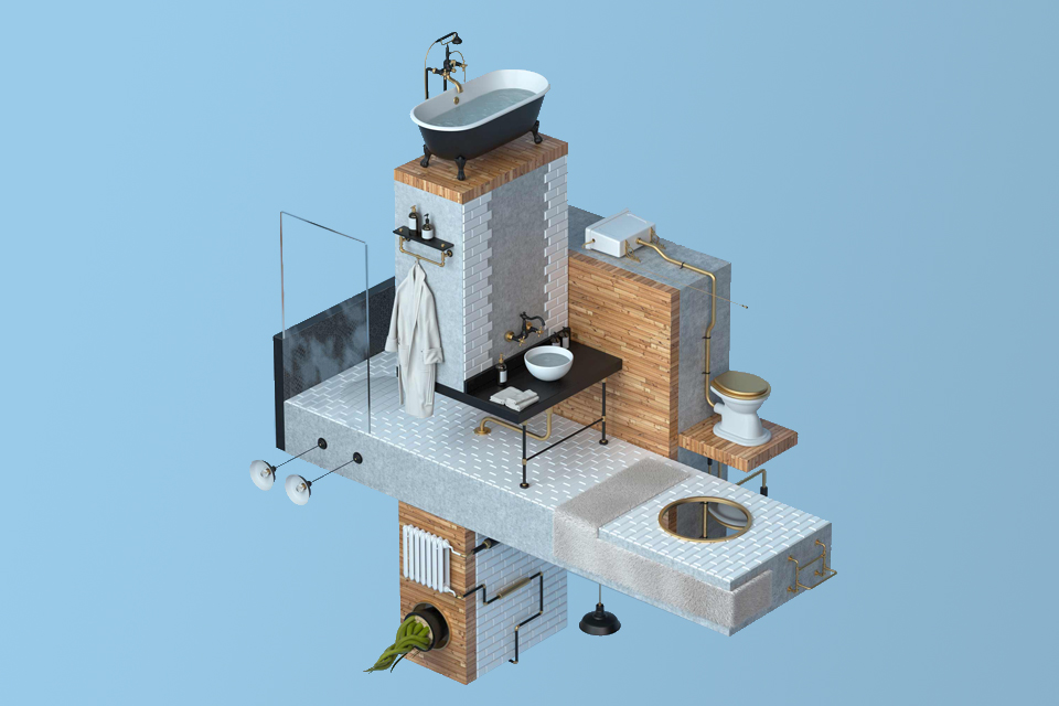 Дизайн ванной комнаты: 9 трендов и идей