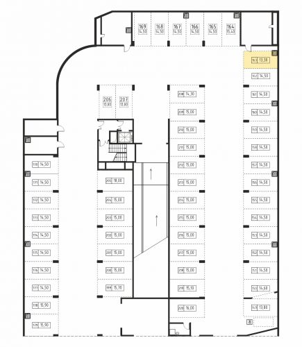 Машиноместа, 13.3 м²