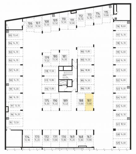 Машиноместа, 13.8 м²