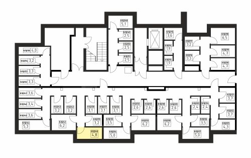 Кладовки, 4.8 м²