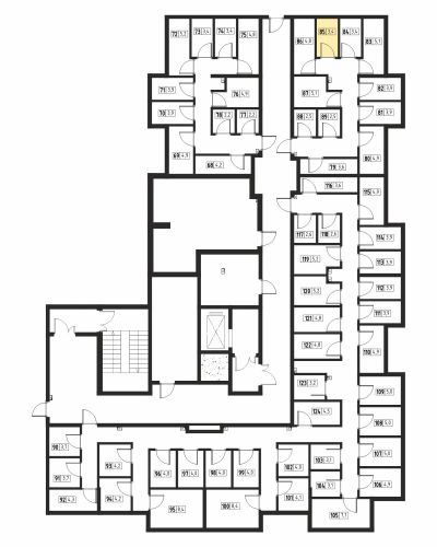 Кладовки, 3.4 м²
