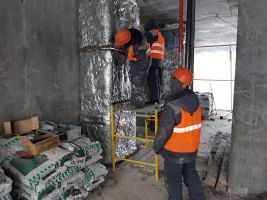 Монолитные работы, монтаж коммуникаций