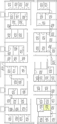 Кладовки, 3.3 м²