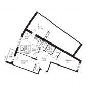 3-комнатная квартира 81,45 м²