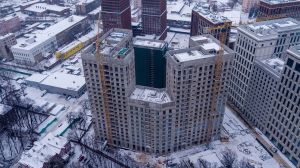 Монолитные работы, остекление