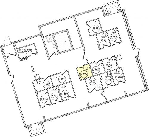Кладовки, 3.2 м²
