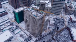 Монолитные работы, остекление