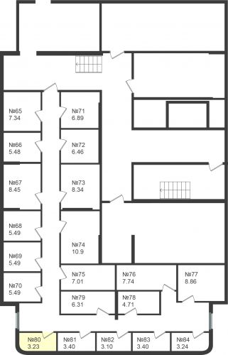 Кладовки, 3.23 м²