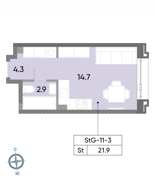 Студия до 21.9