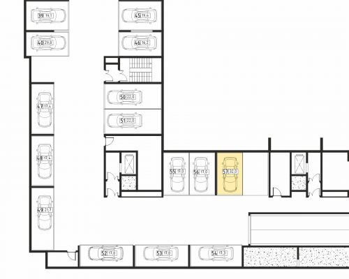Машиноместа, 32 м²