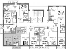 1-комнатная квартира 36,6 м²