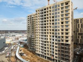 Кладка стен, остекление