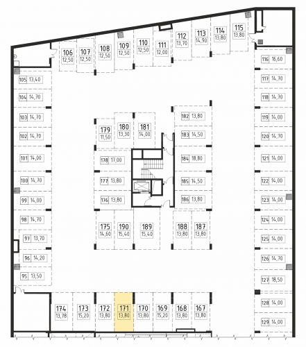 Машиноместа, 13.8 м²