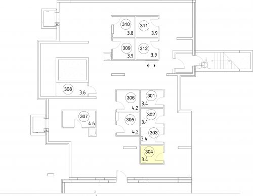 Кладовки, 3.4 м²