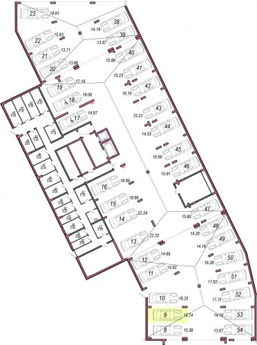 Машиноместа, 15.7 м²