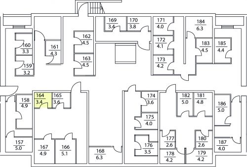 Кладовки, 3.4 м²