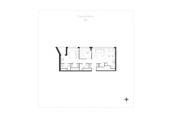 2-комнатная квартира 57,5 м²
