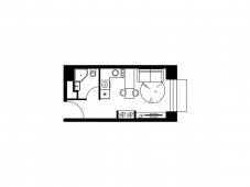 1-комнатная квартира 20,6 м²