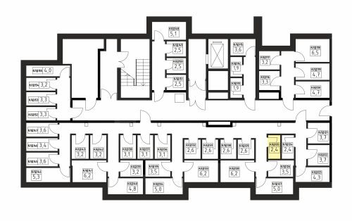 Кладовки, 2.4 м²