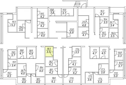 Кладовки, 3.5 м²