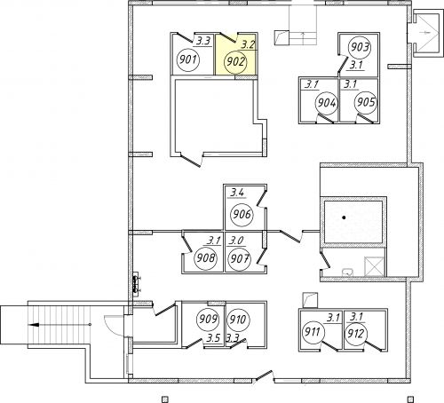Кладовки, 3.2 м²