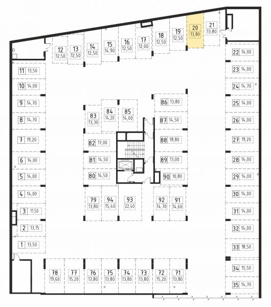 Машиноместа до 13.8