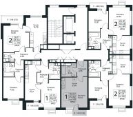 1-комнатная квартира 30,62 м²
