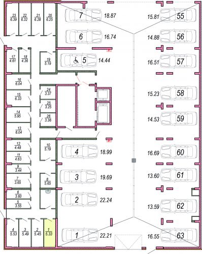 Кладовки, 5.5 м²