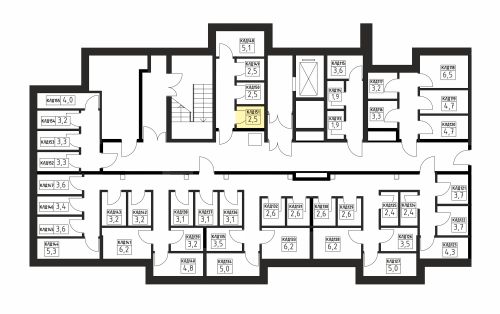 Кладовки, 2.5 м²