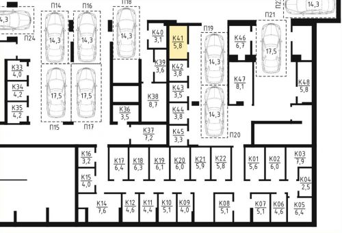 Кладовки, 5.8 м²