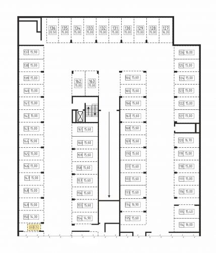 Машиноместа, 4.2 м²