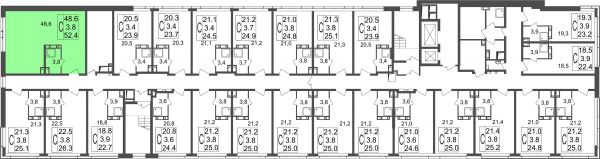 Апарт-студия до 52.4