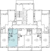1-комнатная квартира 31.34 м²