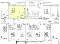 1-комнатная квартира 38,8 м²