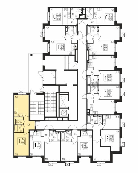 1 комната до 40.5