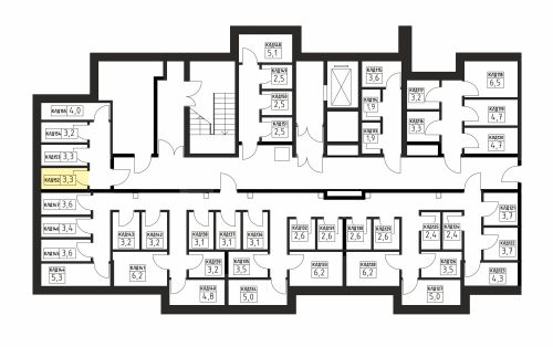 Кладовки, 3.3 м²