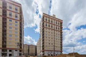 Корпус 9: фасадные работы