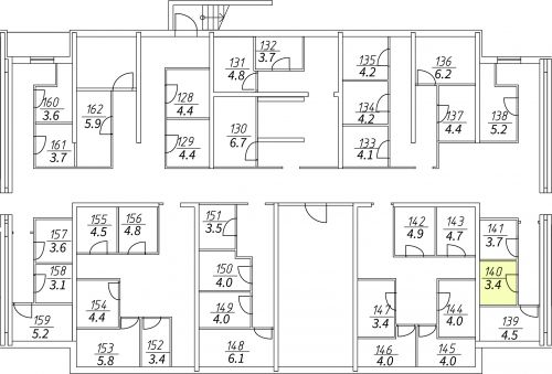 Кладовки, 3.4 м²