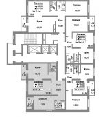 2-комнатная квартира 67,2 м²