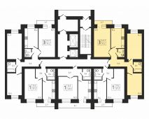 3-комнатная квартира 71,4 м²