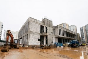 Фасадные работы, монтаж коммуникаций