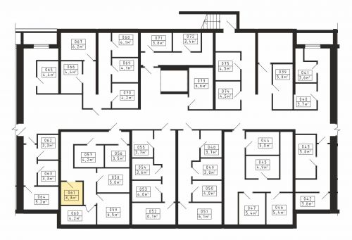 Кладовки, 3.3 м²